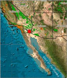 Взгляд назад – Калифорния, Пасхальное землетрясение 04.04.2010 M7.2
