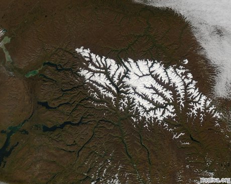 Ранний снег выпал на плато Путорана