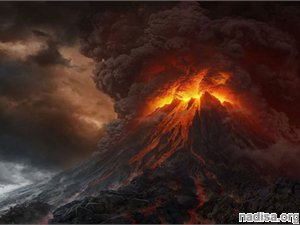 Просыпается вулкан из «Властелина колец»