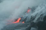 Извержение лавы из вулкана Килауэа — очень зрелищное событие