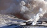Лес на Камчатке загорелся от лавы вулкана Толбачик