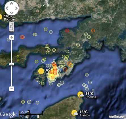 Новый подводный вулкан у берегов Турции подает признаки активности