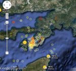Новый подводный вулкан у берегов Турции подает признаки активности
