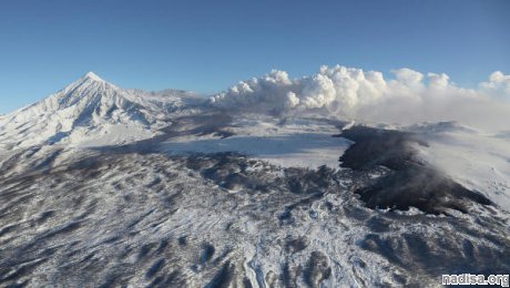 Мощность извержения вулкана Толбачик на Камчатке растет