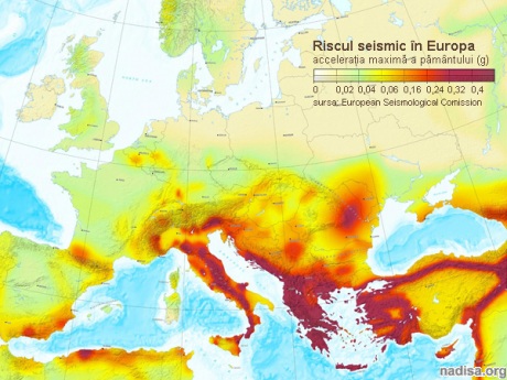 За минувшие сутки в Европе произошло свыше 30 землетрясений