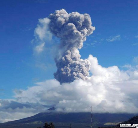 Извержение вулкана на Филиппинских островах