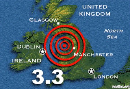 Землетрясение в Великобритании