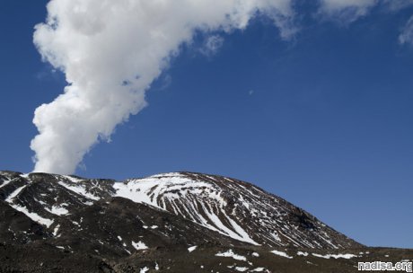 Пепел из вулкана Карымский поднялся на высоту 1,7 км