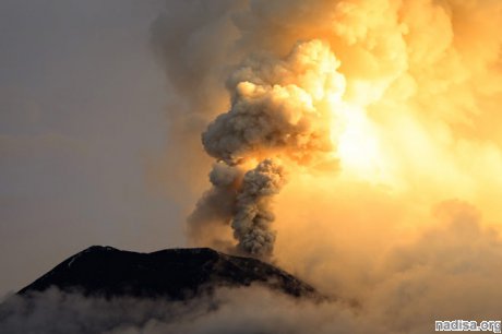 Вулкану Шивелуч присвоен высший код опасности для авиации
