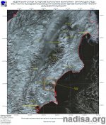 Камчатские вулканы: вид из космоса