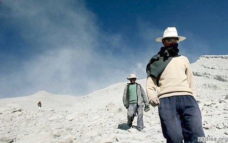 Извержение вулкана вызвало у перуанцев конъюнктивит