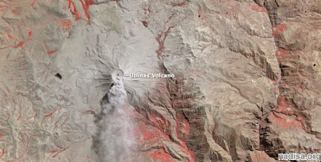 Вулкан Убинас в Перу не планирует успокаиваться