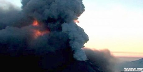 Вулкан Шивелуч выбросил в небо 8-километровый столб пепла