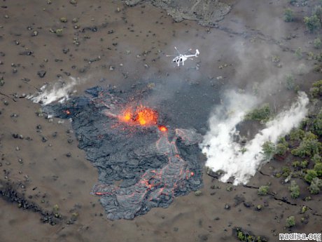 Гавайи: лава вулкана к Рождеству может накрыть городок Пахоа