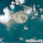 Новый вулканический остров в Тонга сфотографирован из космоса