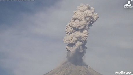 Самый активный вулкан Мексики не собирается затихать