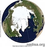 2016 Arctic sea ice sets another record low wintertime maximum extent