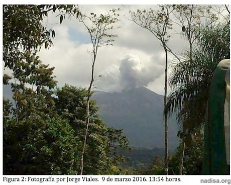 На Коста-Рике вулкан Ринкон-де-ла-Вьеха посыпал пеплом населенные пункты