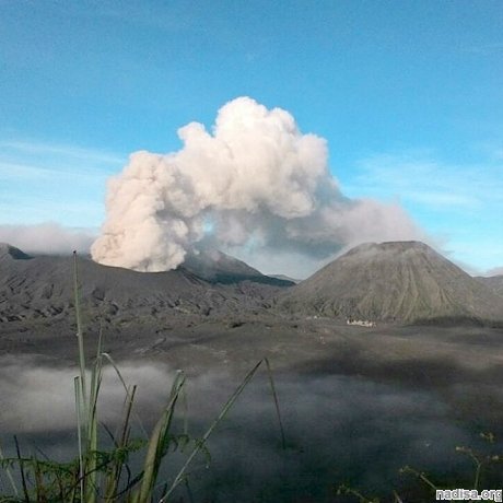 Извержение индонезийского вулкана Бромо привело к закрытию аэропорта
