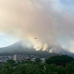 Огонь на вулкане Везувий посеял страх