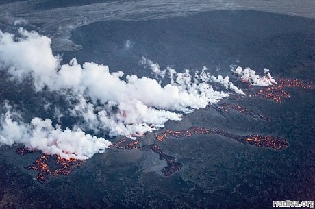 Исландский вулкан Бардарбунга предупреждает о своей опасности