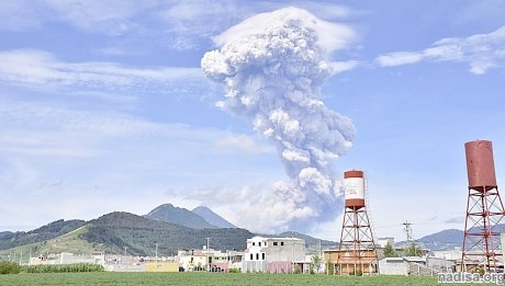Гватемальский вулкан выбросил мощный столб пепла