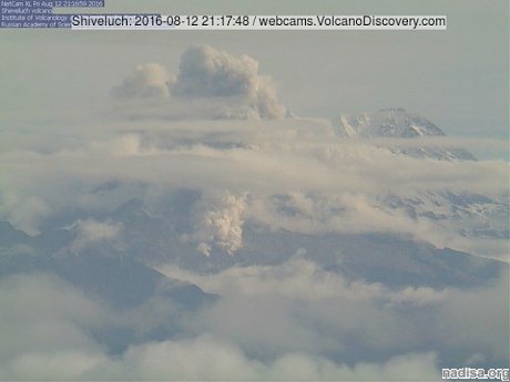 Камчатка: вулкан Шивелуч не спит