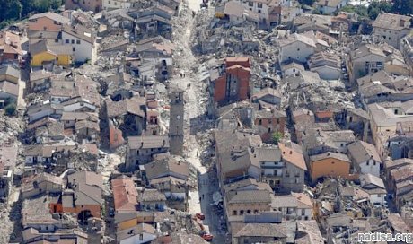В Центральной Италии с 24 августа произошло 3,9 тысяч землетрясений