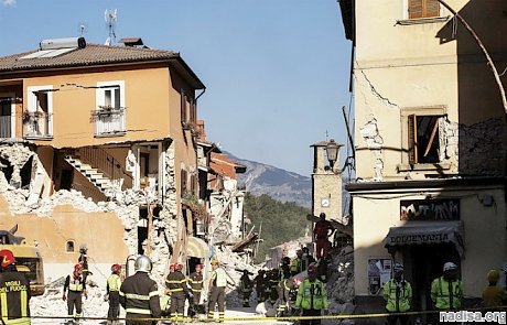 В Италии произошло 8,3 тысяч сейсмособытий после смертоносного землетрясения 24 августа