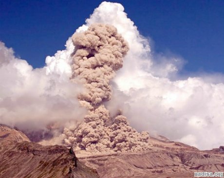 Камчатский вулкан Шивелуч посыпал пеплом поселок Ключи
