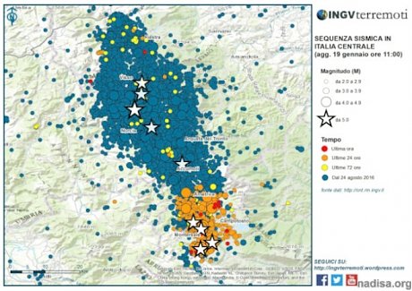 Более 47 тысяч землетрясений произошло в Центральной Италии с 24 августа