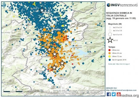 Более 47 тысяч землетрясений произошло в Центральной Италии с 24 августа