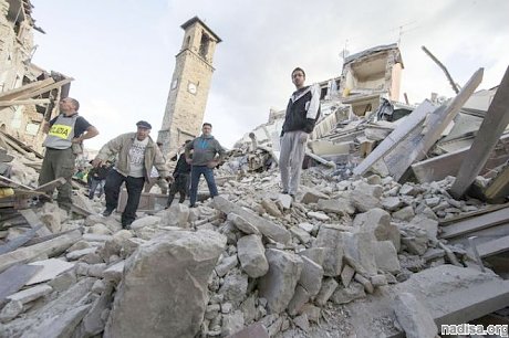 Италию «всколыхнуло» землетрясение магнитудой 5,3