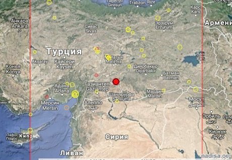 Турцию «сотрясло» землетрясение магнитудой 5,6
