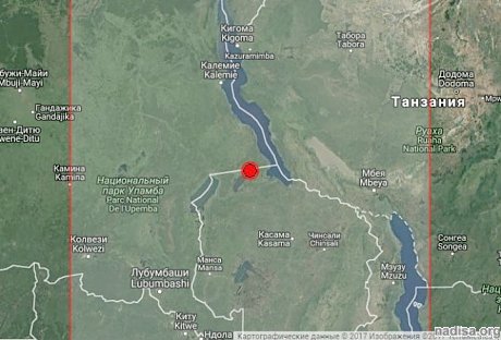 В Замбии произошло землетрясение магнитудой 5,9