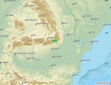 Новые землетрясения произошли в Румынии в районе Карпат