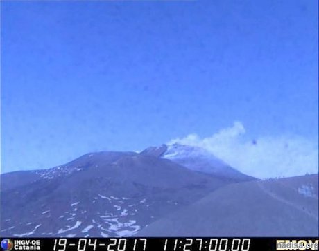 В районе вулкана Этна объявлен «оранжевый» код опасности