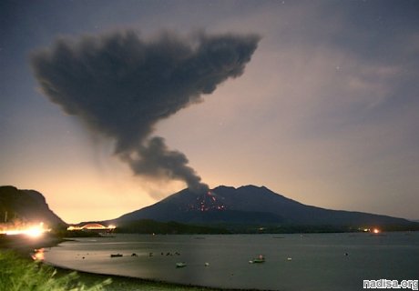 В Японии «взорвался» вулкан Сакурадзима
