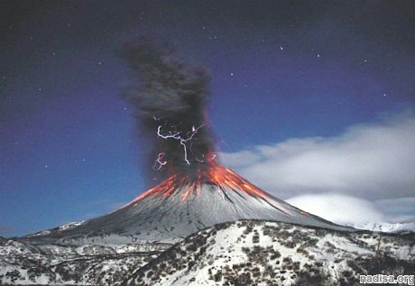 На Камчатке «буянят» вулканы Ключевской и Карымский