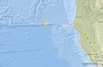 У берегов Калифорнии произошли два сильных землетрясения