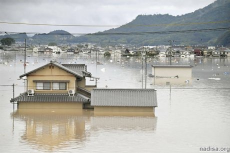 В июле стихийные бедствия в Японии унесли жизни более 300 людей
