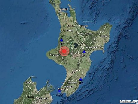 Жителей новозеландского Северного острова напугало мощное землетрясение