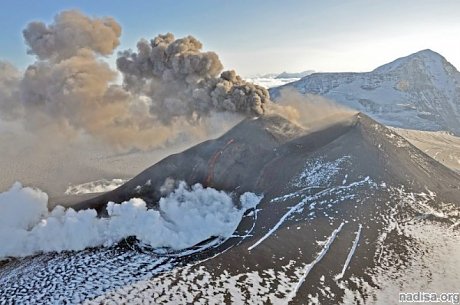 На Аляске «проснулся» вулкан Вениаминова