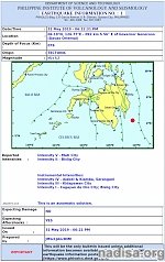 Strong M6.1 earthquake hits near the coast of Philippines