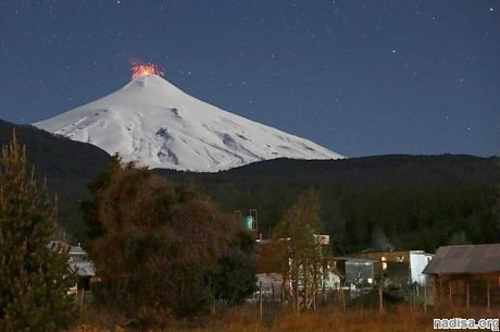 В Чили проснулся вулкан Вильяррика, объявлен «оранжевый» уровень опасности