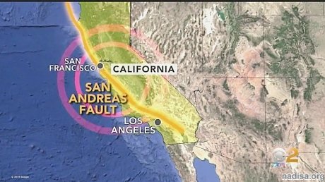 Калифорнии угрожает землетрясение магнитудой до 6,4