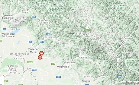 В украинском Закарпатье на Пасху произошло два землетрясения