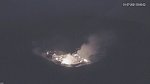 Flames observed at Kilauea volcano, lava erupting from vents on NW side of Halemaʻumaʻu crater, Hawaii