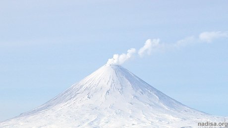 Посёлок на Камчатке присыпало вулканическим пеплом